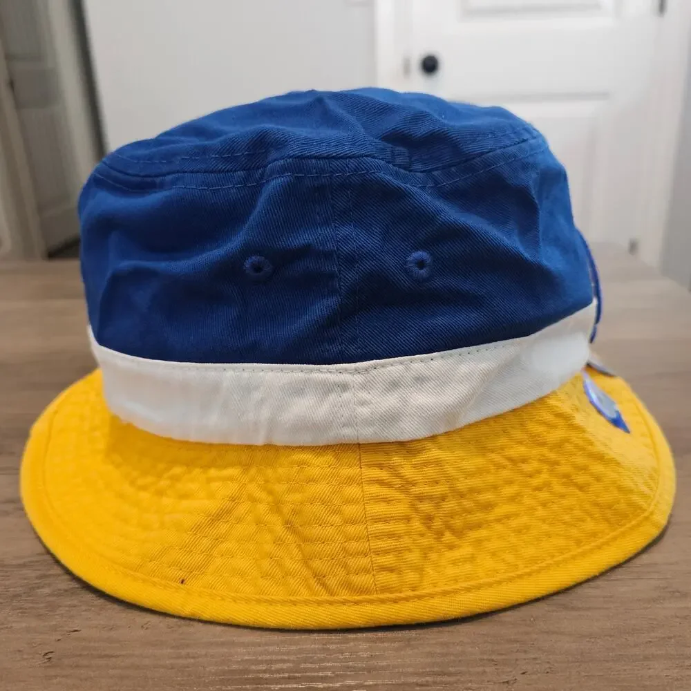 California Golden Bears Cali Bucket Hat Blue Yellow College Sports Y2K Unisex